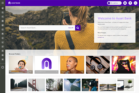 screenshot of Asset Bank